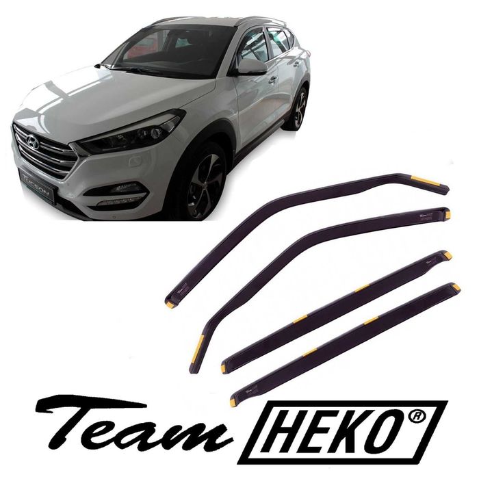 Ветробрани Heko предни/задни за HYUNDAI Kona Tucson Santa Fe IX20 IX35
