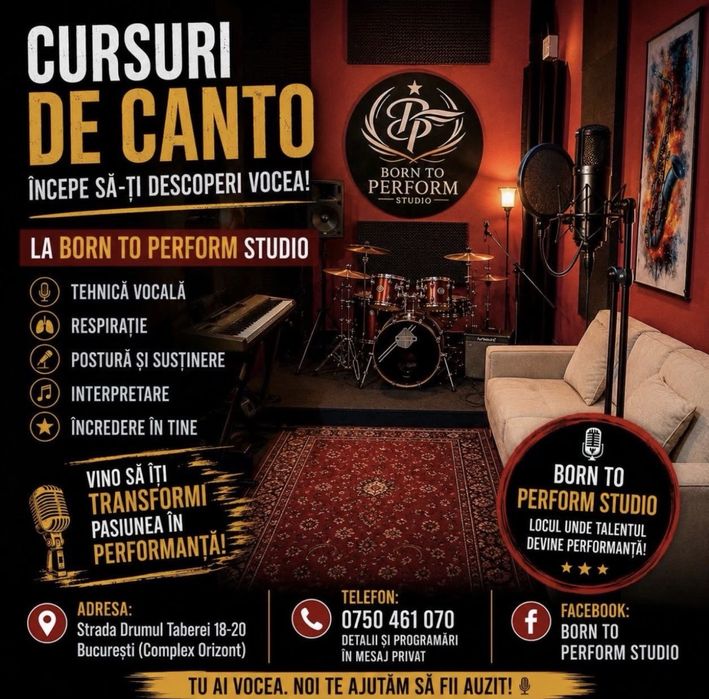 Cursuri canto Drumul Taberei