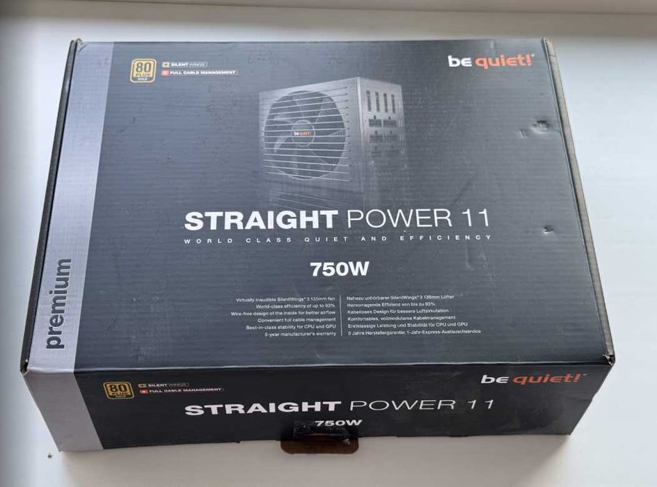 Блок питания be quiet! Straight Power 11 750W - НЕРАБОЧИЙ, на запчасти