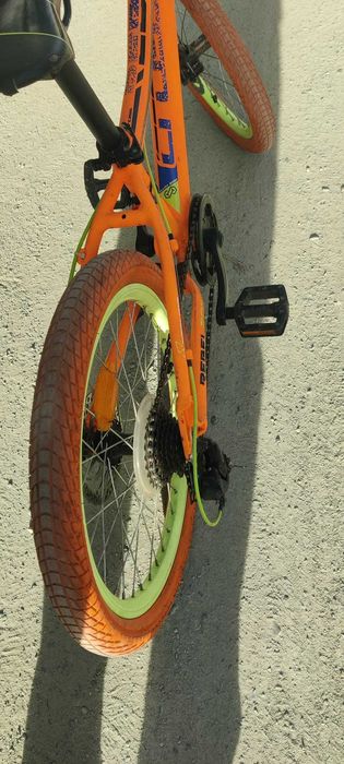 Bicicleta copii MTB CROSS Rebel Boy 20 - Portocaliu - 6-8  ani