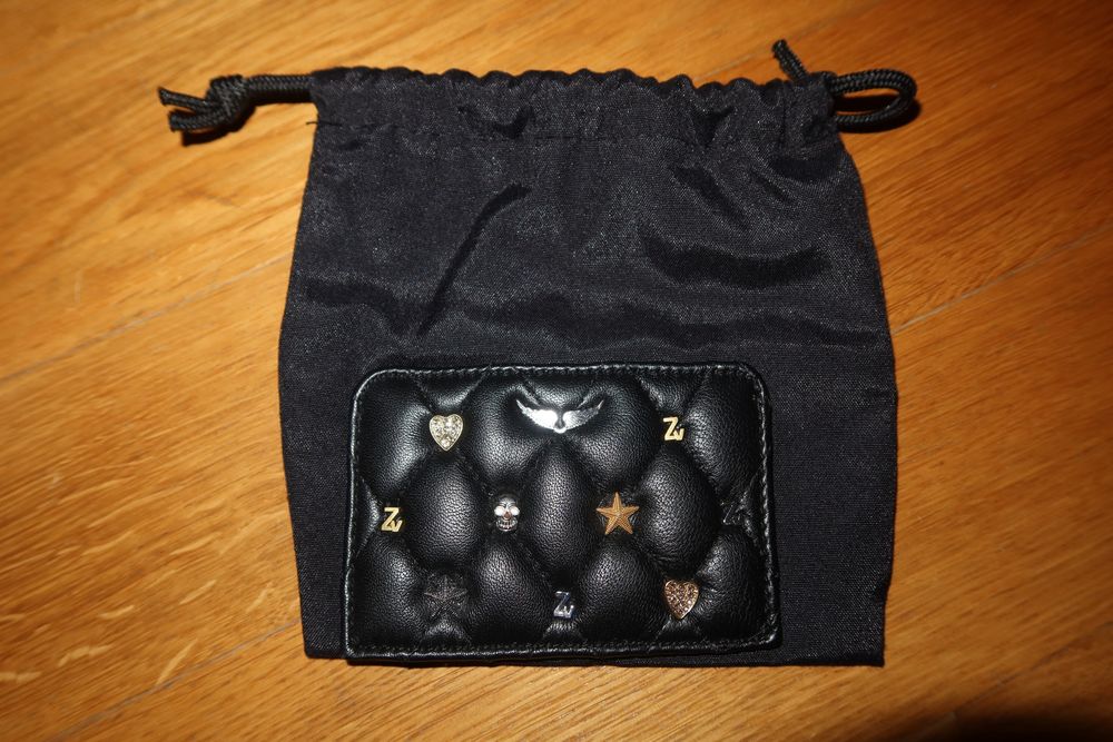 Zadig & Voltaire ZV Pass Lucky Charms кардхолдър – чисто нов с торбичка
