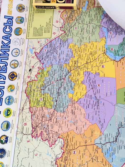 Карта Казахстана