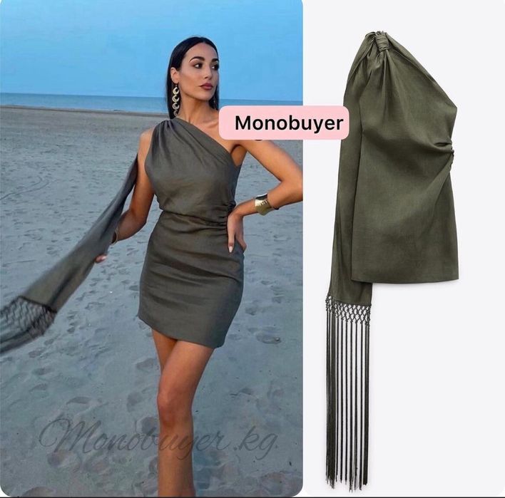 Ленена  рокля на ZARA