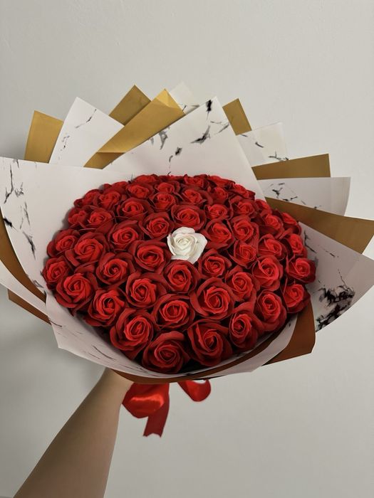 Buchet trandafiri sapun