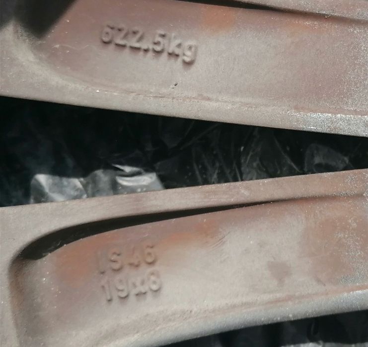 Продавам 4бр. 19" джанти от Опел Зафира  Тоурер с незначителни забележ