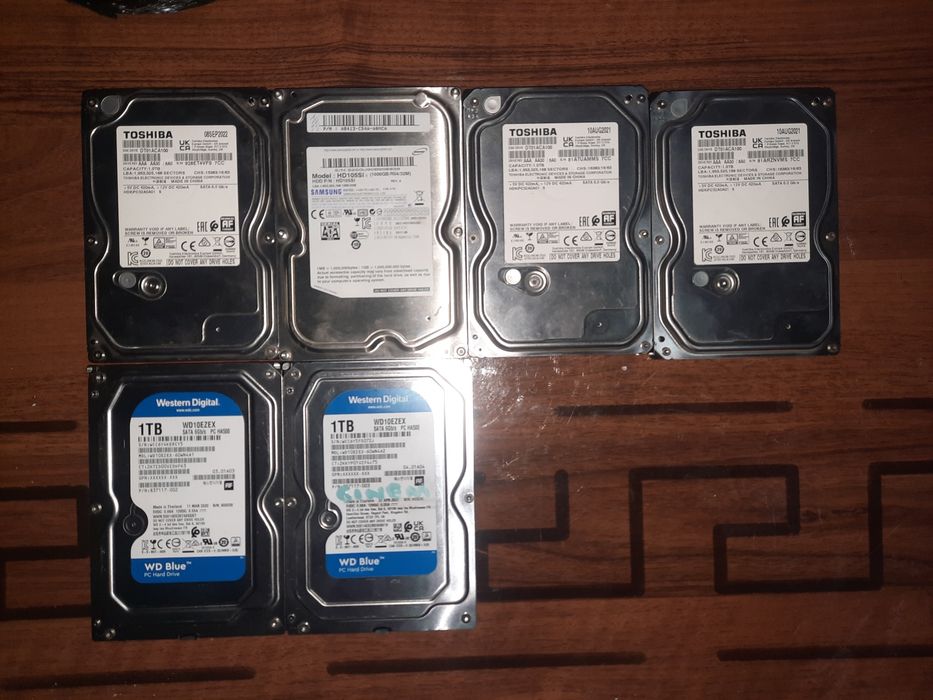 HDD 1Tb с гарантией