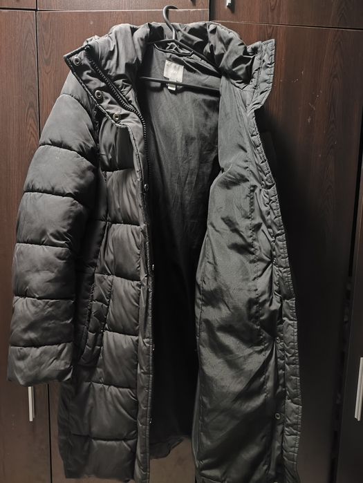 Зимно черно яке H&M, размер S