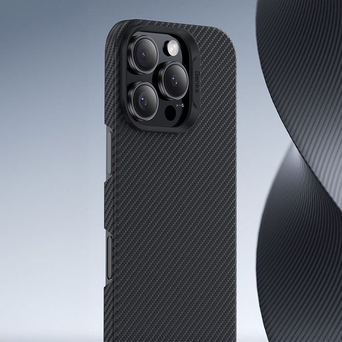 Кевларен кейс Benks Armor Air Kevlar с MagSafe за iPhone 16 Pro/Max