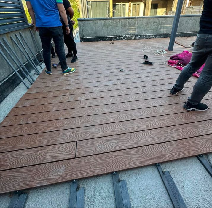 Террасная доска, ДПК, Декинг, монтаж