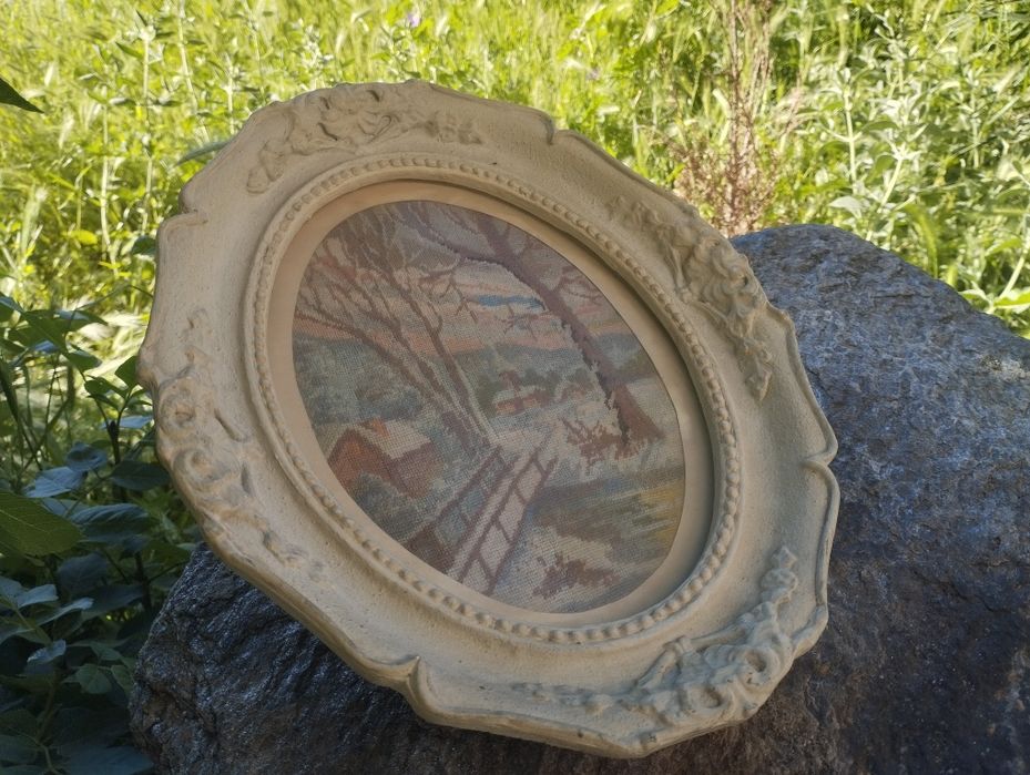 Ръчно изработен гоблен Пейзаж/Зима