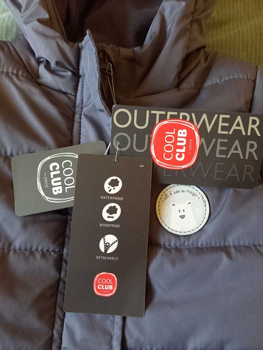 Детско, зимно яке "Cool club", ново с етикет, размер 110-116 см.