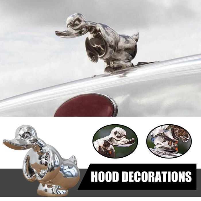 Украса за кола 1 бр. Сърдита патица Орнамент за капак на капака