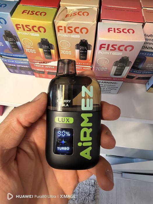 Vape 100.000 Puffs Airmez Gama De Lux Reincarcabil Mod Turbo