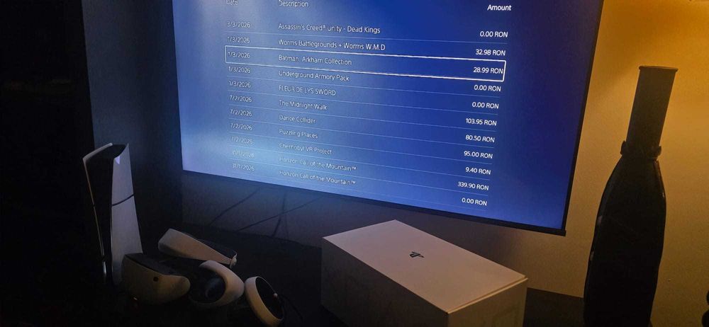Playstation PS5, VR2, plus cont cu jocuri, toate in garantie