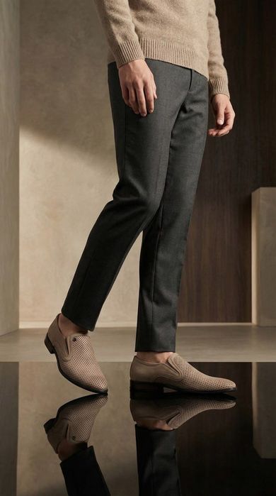 Мужские кожаные туфли