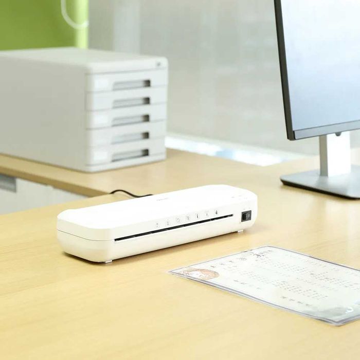 Deli ламинатор 2132, формат А4, белый