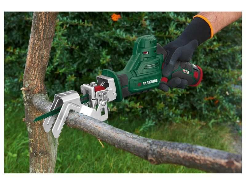 НОВИ! Акумулаторен трион за клони Parkside PAAS 12V + батерия + зарядно