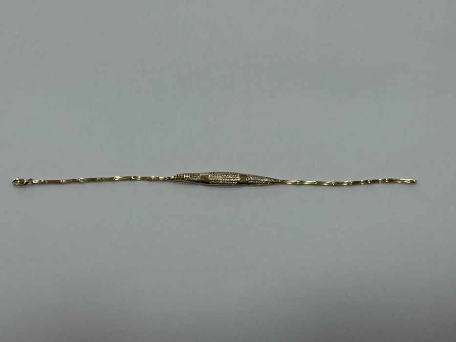 Дамска златна гривна с камъчета – 6.35 гр.