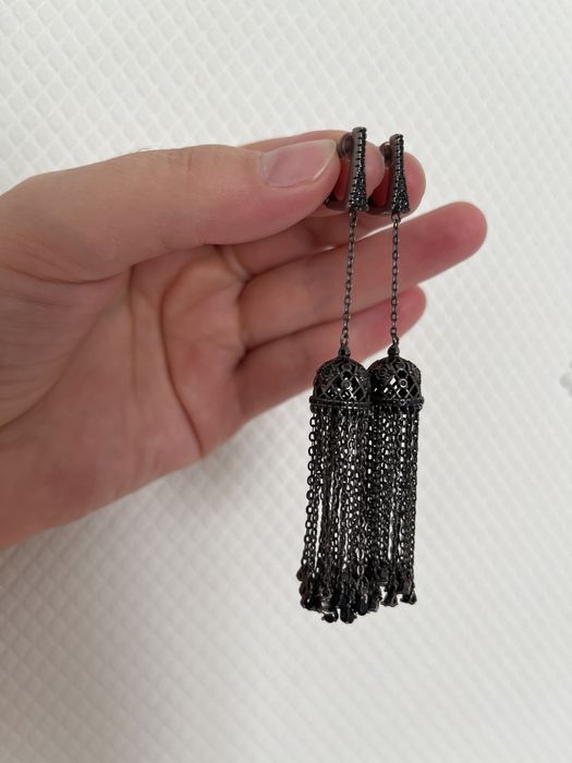 Серебряные сережки