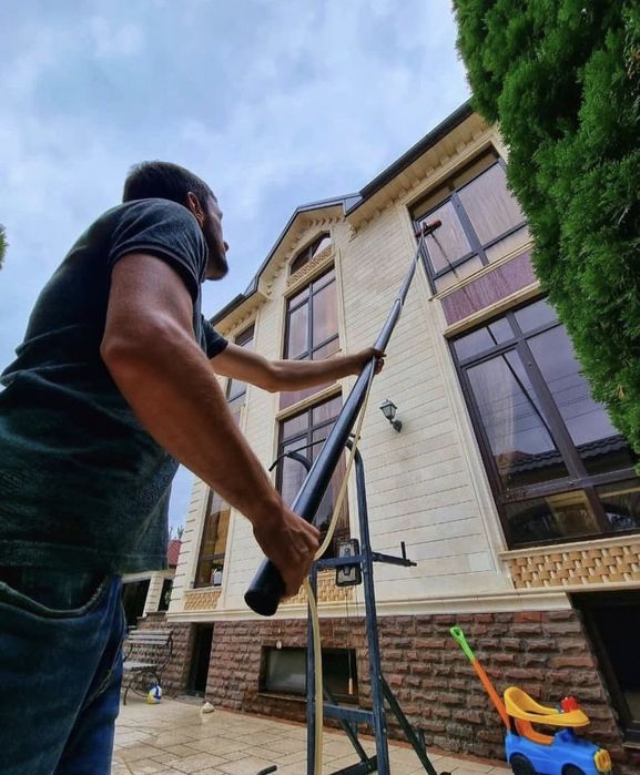 Мойка окон и фасадов