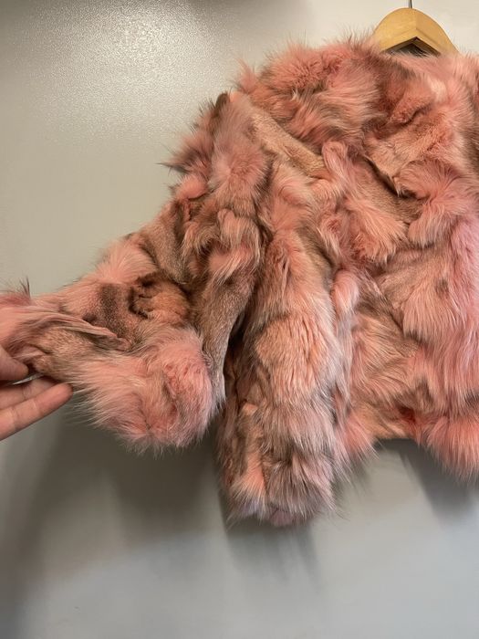 Haină de blană naturală de iepure