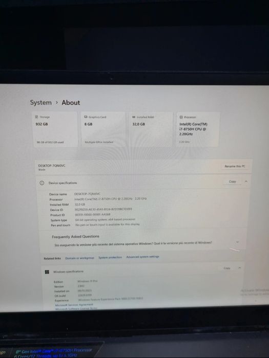 Razer Blade 15 15.6" (Tastatura US