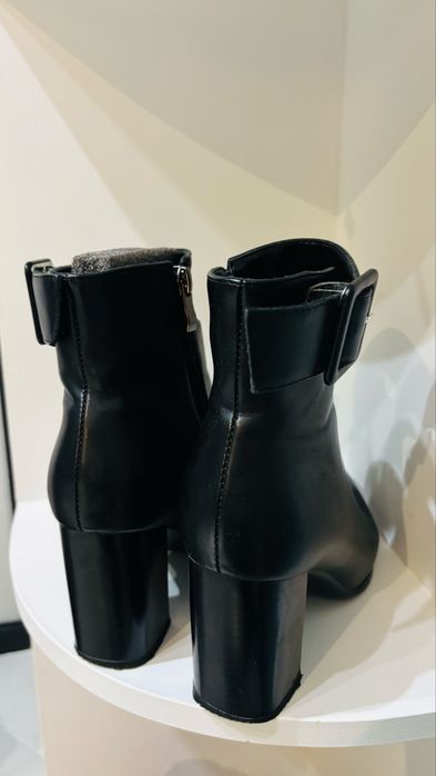 Ботильоны кожаные