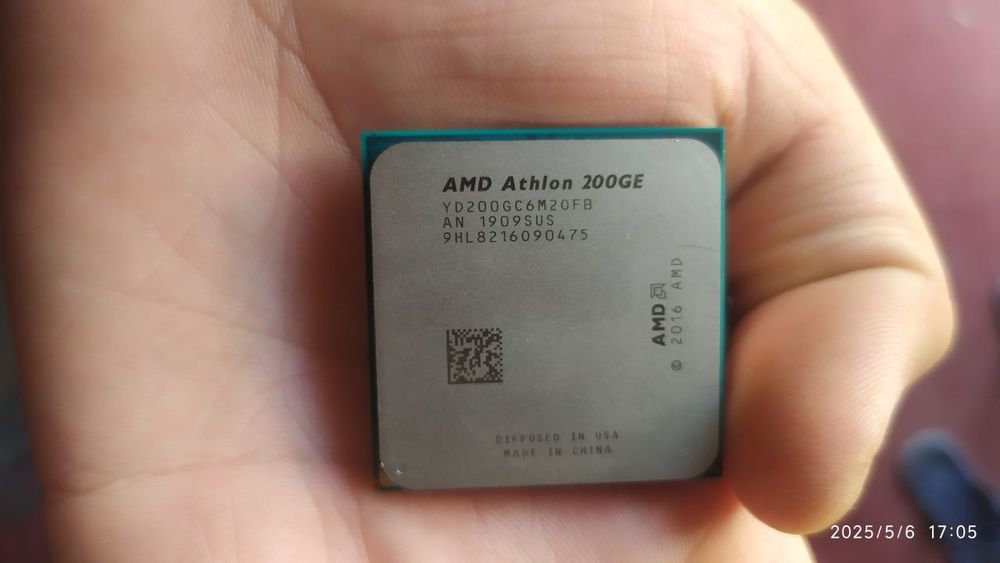 Protsessor AMD ATHLON  200GE
Model: AMD Athlon 200GE
Yadro/Thread: 2