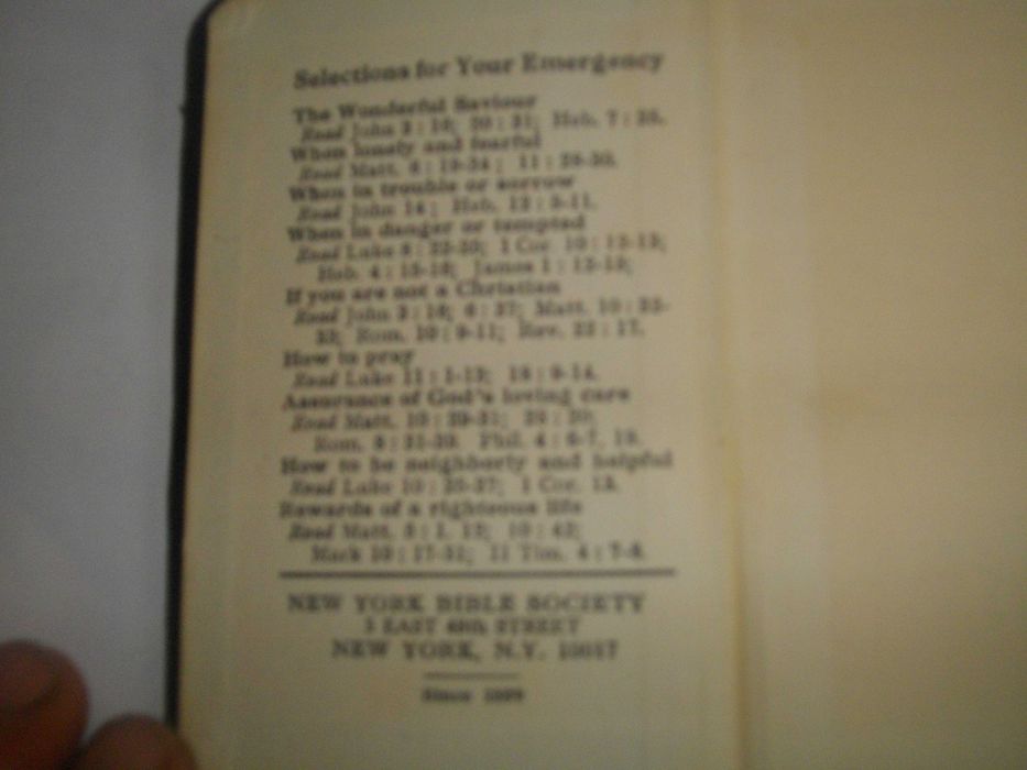 Стара Книга Джобна Библия На Англ.Език-1809г-"New Testament"