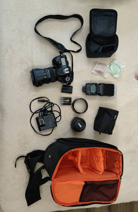 Nikon D7200 + два обектива и аксесоари