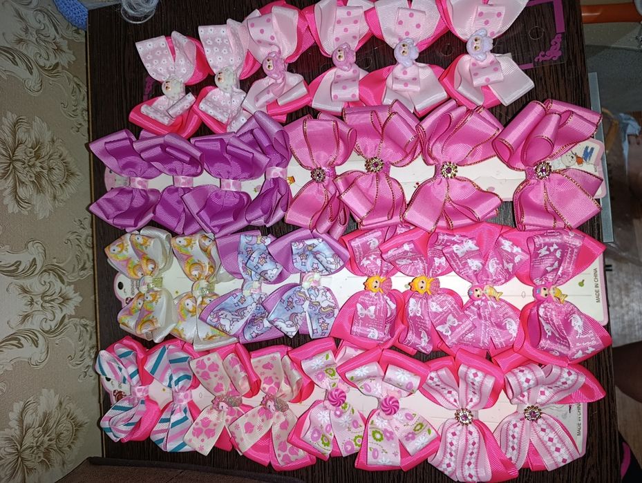 Бантики для девочек ручной работы