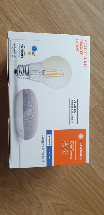 Нови Google Home mini + смарт крушка Ledvance Filament