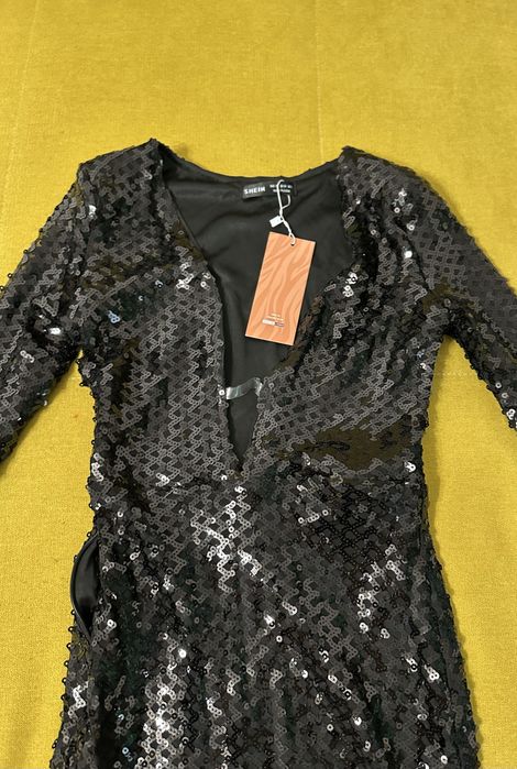 Rochie De Seara Dama Cu Paiete XS noua cu etichega