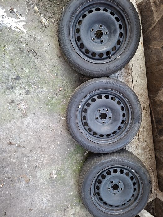 Стоманени джанти със зимни гуми 16 5x112  VW