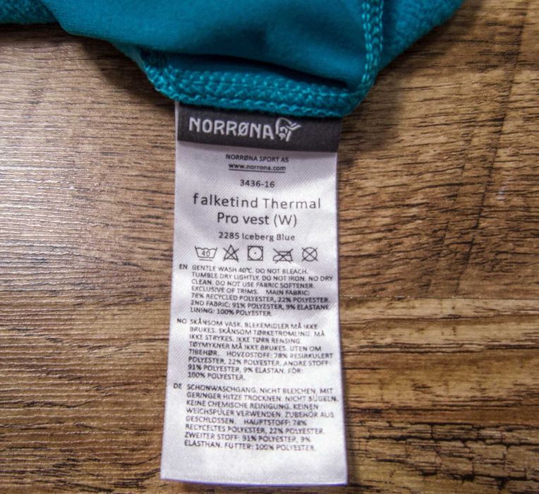 NORRONA Falketind дамска грейка полар без ръкави размер М