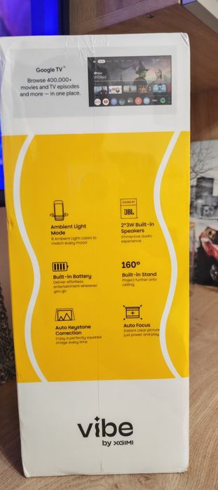 Videoproiector XGIMI Vibe One Battery licență Netflix