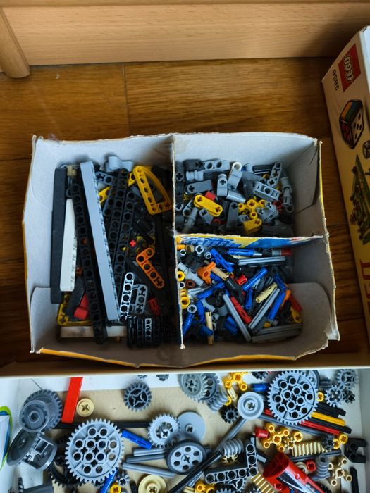Multe piese roți dințate lego technic