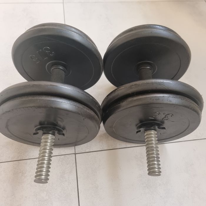 Set gantere reglabile 38 kg