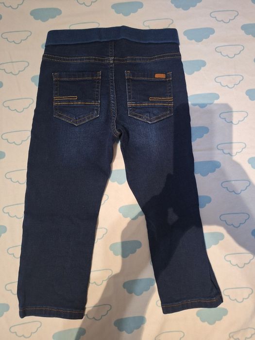 Outfit băiat 2-3 ani, jachetă stofă M&S, jeans Mayoral, cămașă Obaibi