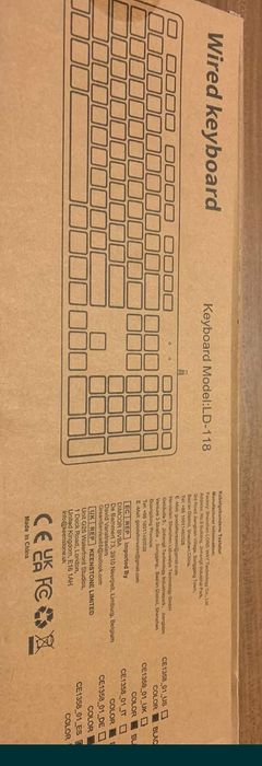 Tastatura PC cu cablu noua