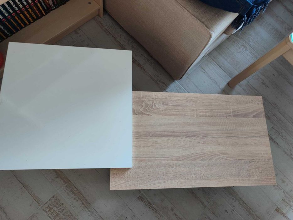 Холна маса бял дъб и сонома