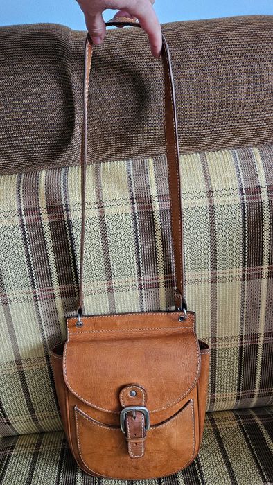 Geantă Vintage din Piele Naturală – Stare Impecabilă – Încap Tablete 11" / Agende A5