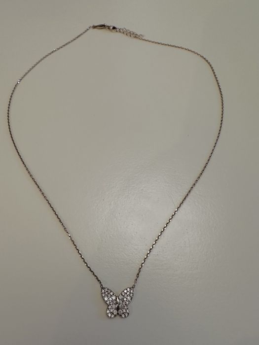 Coliere BB Collection, tenis, din argint placat cu aur rose 925