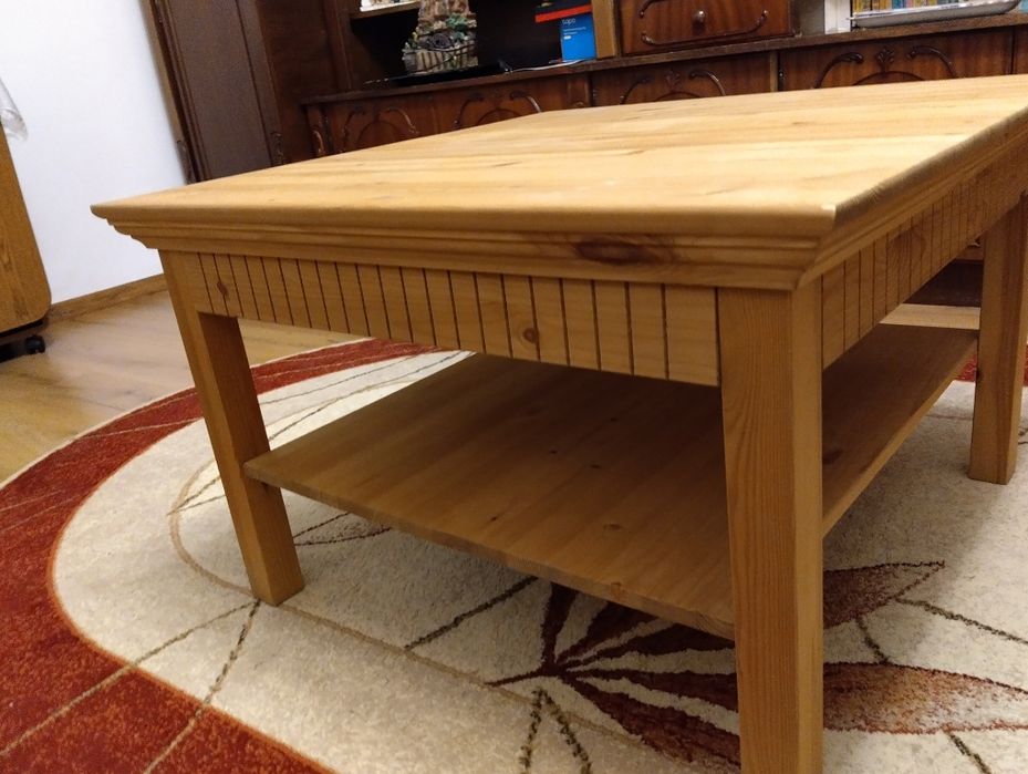 Măsuța de cafea lemn natur