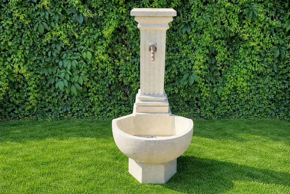 Уникални градински чешми– придайте стил на двора си