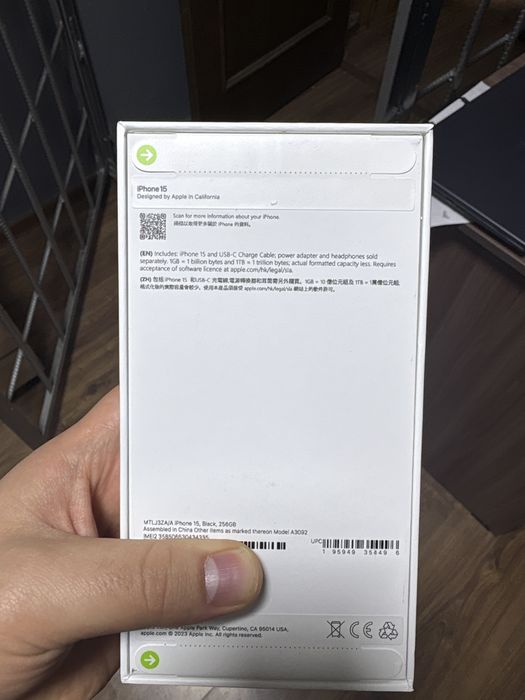 Iphone 15 256gb black