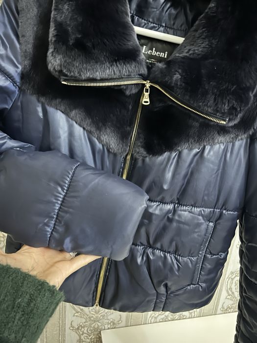 Geaca Lebeni cu blana naturala.