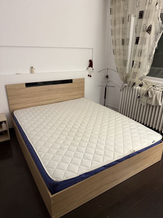 Pat dormitor 160x200 cu saltea