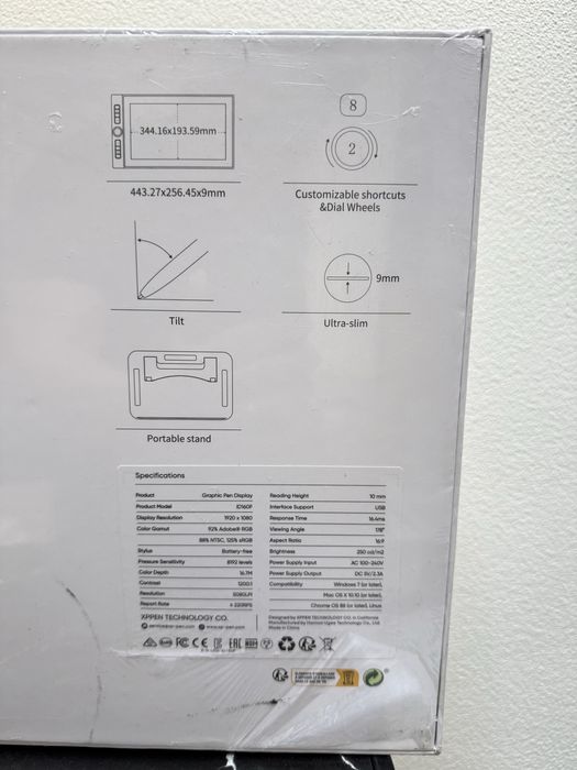 Tableta grafica, XP-PEN, Innovator 16 Sigilat G