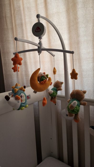 Carusel muzical mobil Prieteni Somnorosi, +0 luni, Fehn
Carusel muzica